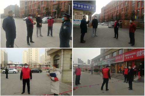 阻击疫情，威海四中党员在行动！